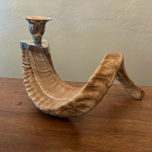 Other - Rams horn candle holder